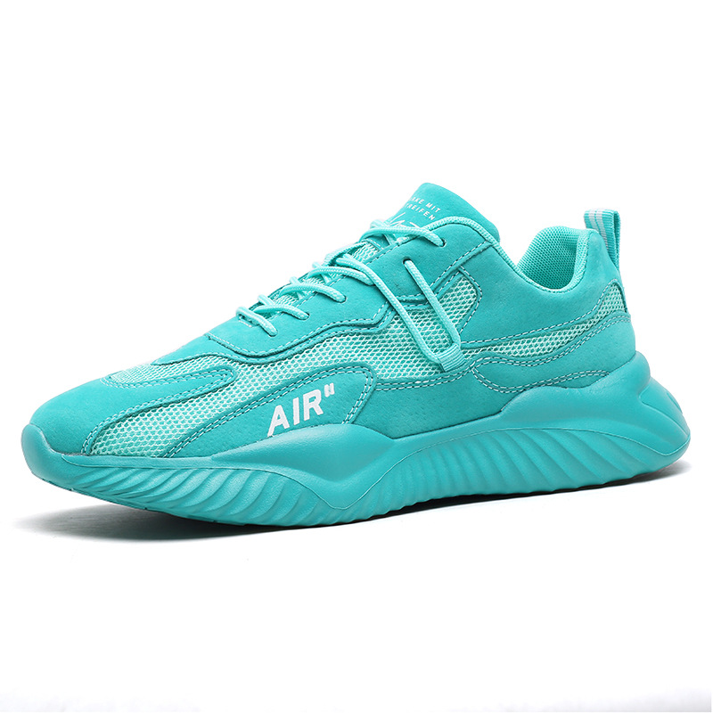 Running for Men Trendy Lace Up Shoes Anti-Skid Breathable Outdoor Sports Sneaker