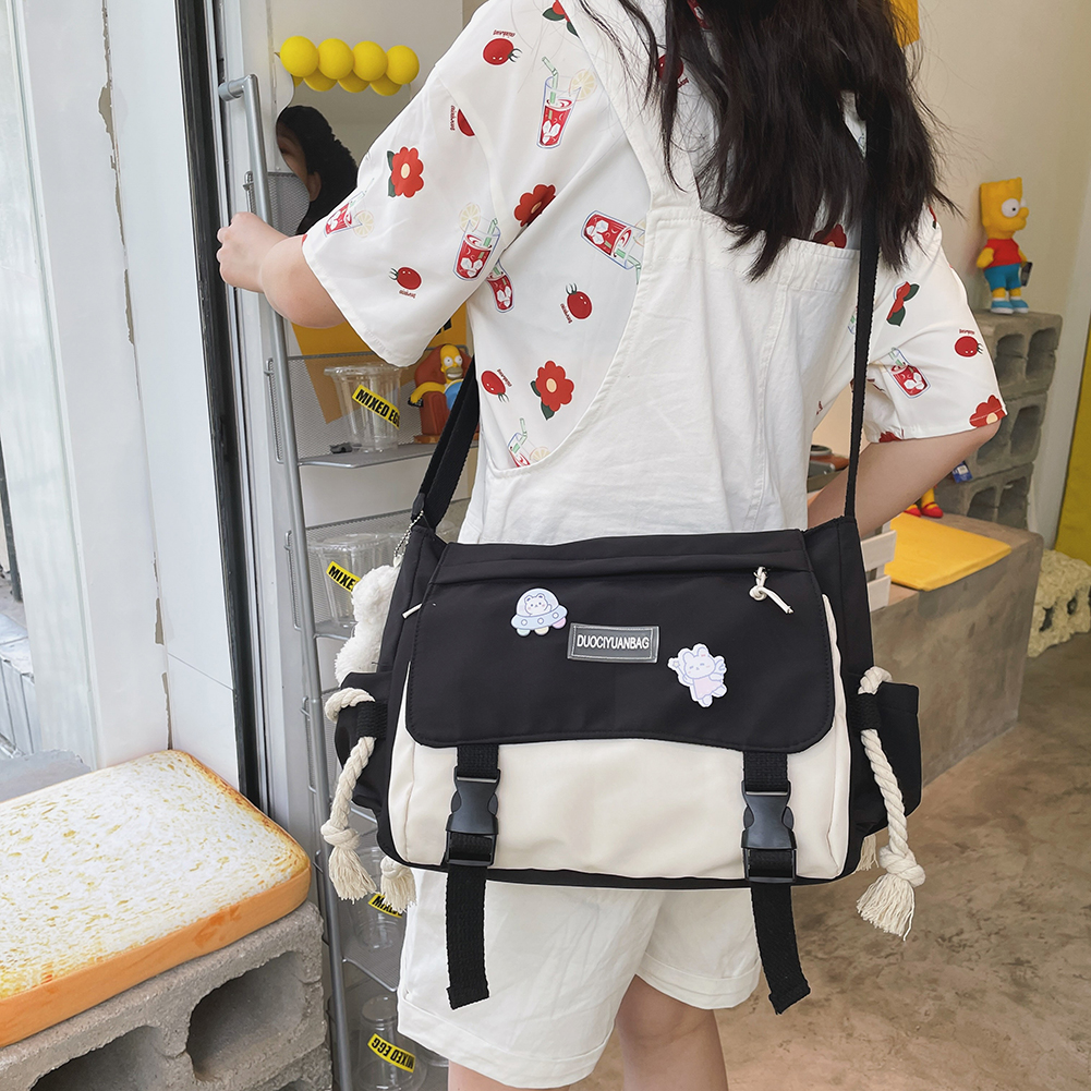 Nylon Handbags Women Shoulder Bags Large Capacity Crossbody Bags for Teenager Girls Harajuku Messenger Bags Student School Bags