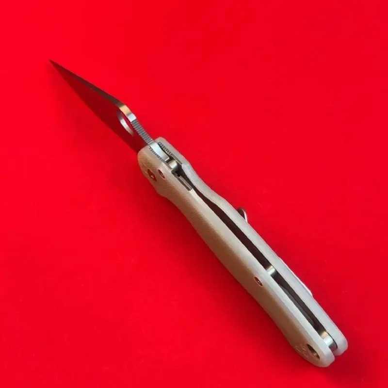 Transparent jade C81 pocket bearing folding knife high-quality CPM-S30V blade hunting tactical tool outdoor camping knife X250408