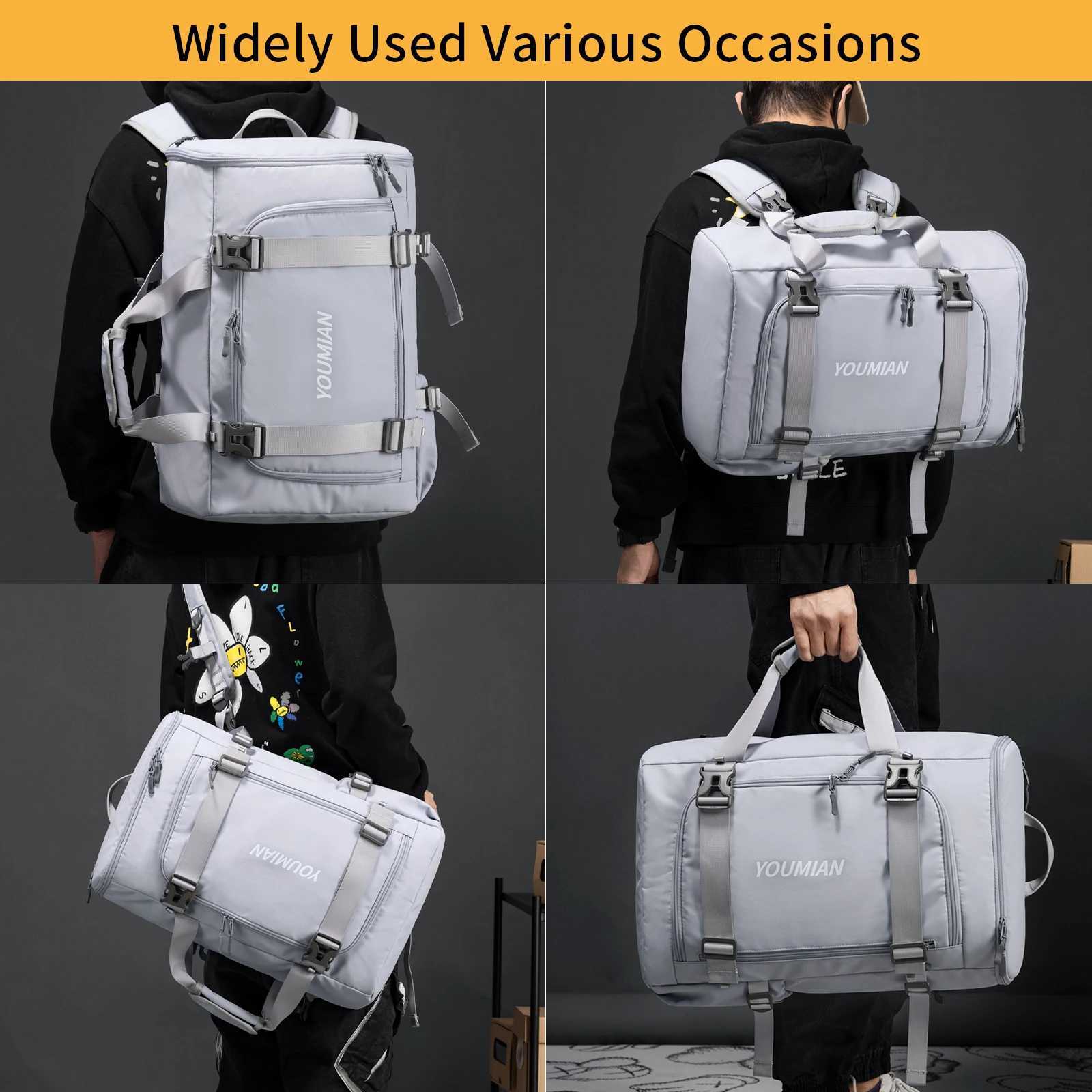 Travel Backpack for Women Men Airline Approved Carry on Bags Airplanes Gym Bag with Shoe Compartment Traveling 241107