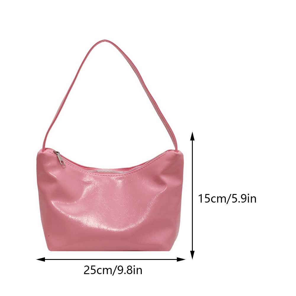Soft PU Leather Shoulder Bag for Women Totes Shopper Mini Underarm Bolso Mujer Fashion Ins Large Bucket Handbag Purse 2023