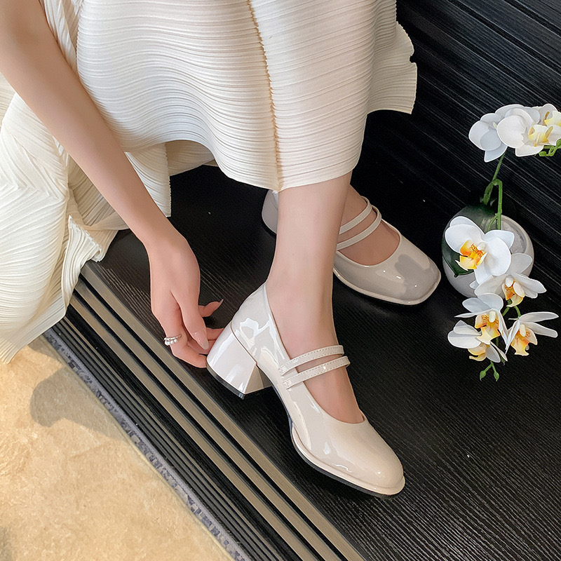 wer fashion designer daisy buckle oxford flat shoes woman japanned leather plush brogues platform flats women derby loafers