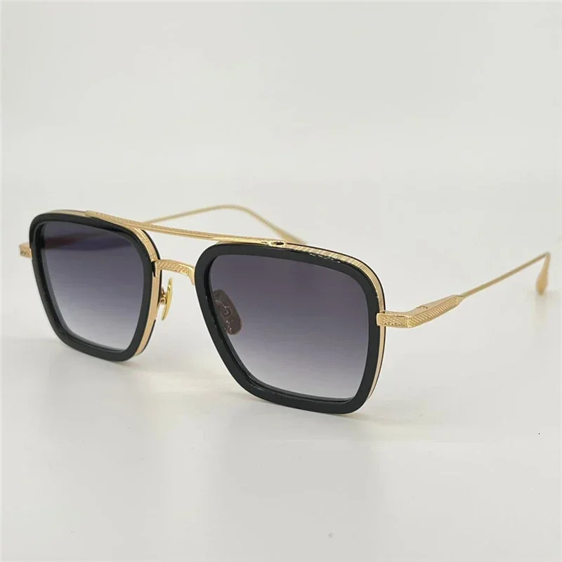 Mens Sunglasses Womens Style Flight 006 Anti UV Retro Board Square Full Frame Special n Glasses Random Box 241106