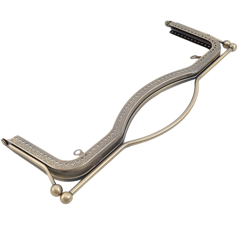 Coin Purse Clasp Lock Lips Shape Metal Frame For Purse Handle Clutch Bag Handbag Accessories Making Metal Clasp Bags Hardware