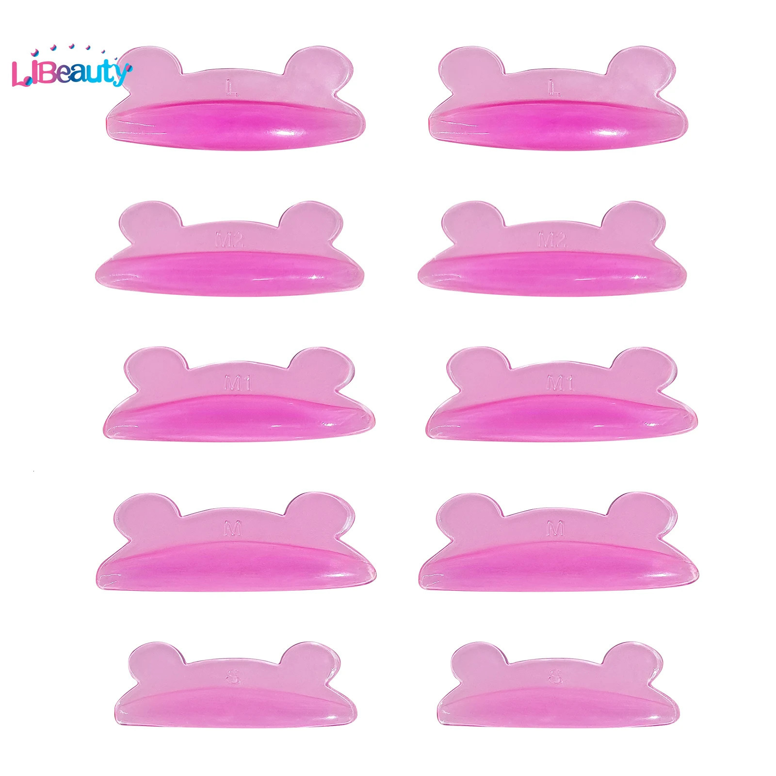 Libeauty 2 sets of eyelash pads adhesive eyelash curler covers eyelash extensions and curlers adhesive silicone makeup tools 241107