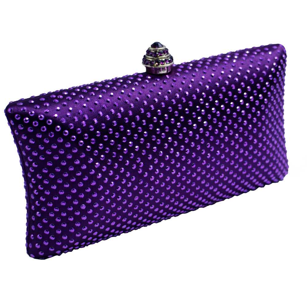 Elegant Women Evening Bag and Clutches with Rhinestone Crystal for Women's Prom Party Wedding