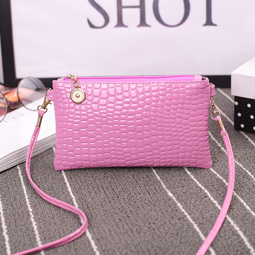 Fashion Women Faux Leather Clutch Mini Cross Body Shoulder Bag Phone Bag Mini Versatile Satchel Multi Card Position Card Bag