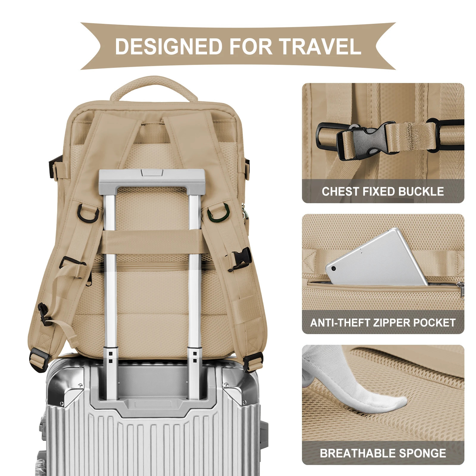 40x30x20 airplane backpack Ryanair cabin hand luggage backpack Easyjet laptop backpack used for airplane travel school backpack 241106