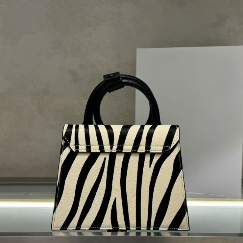 Zebra Print Shoulder Bags 2025 New Designer Luxury Horse Hair Totes Fashion Messenger Crossbody Underarm Bag Clutches Evening Purses And Handbags For 