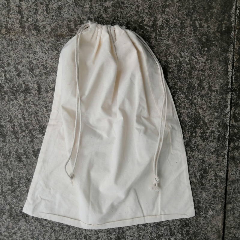 10x Environmental Protection Storage Bag Drawstring Dustproof bag Cotton Canvas 3sizes