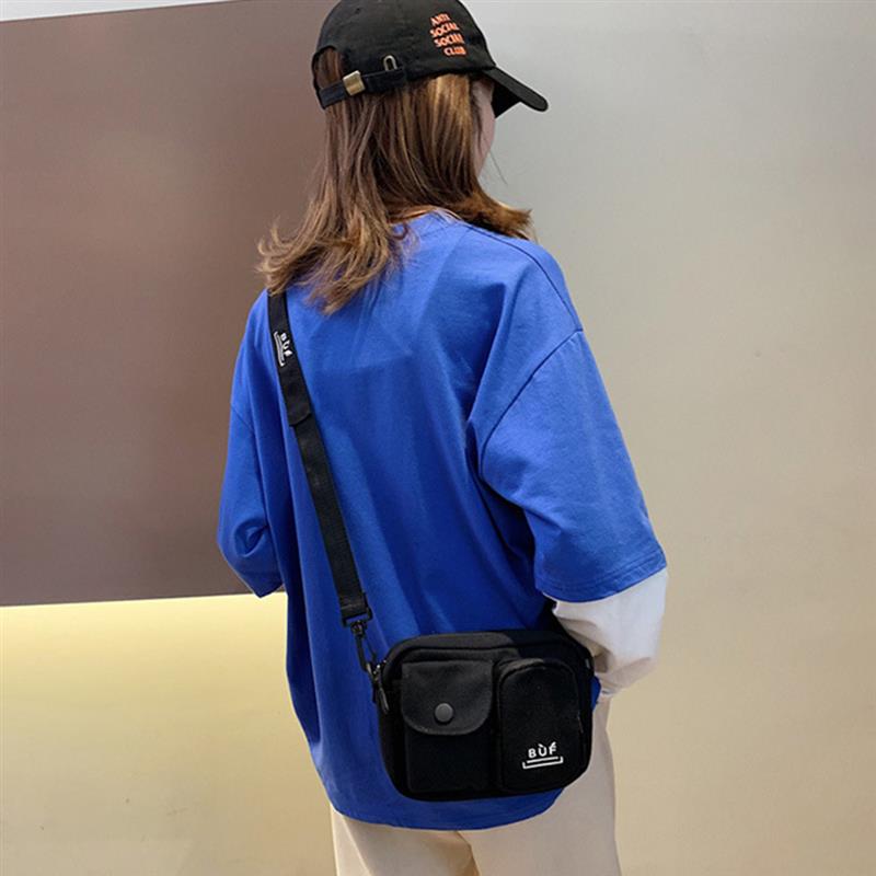 Women Canvas Bag Fashion Cell Phone Bag With Zipper Korean Crossbody Bag For Female Ladies Shoulder Bag Bolsa Feminina