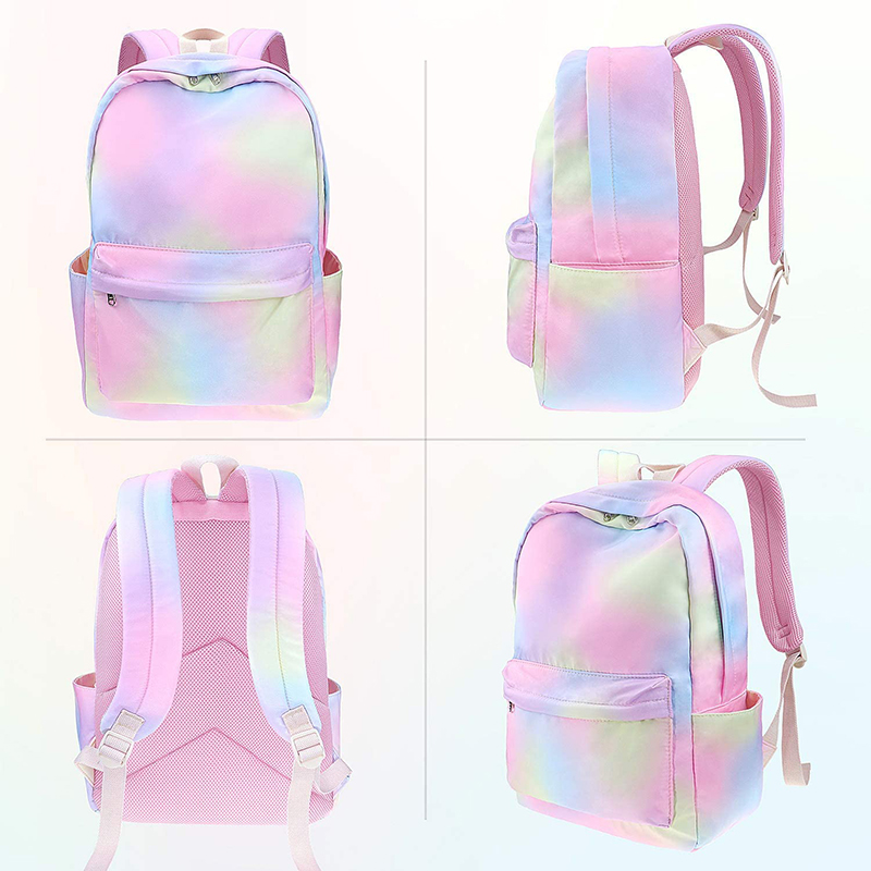 Cute Primary Girl Backpack Set Child Schoo Bag Korean Princess Waterproof Backpack For Teenager Lunch Boxes For Girls