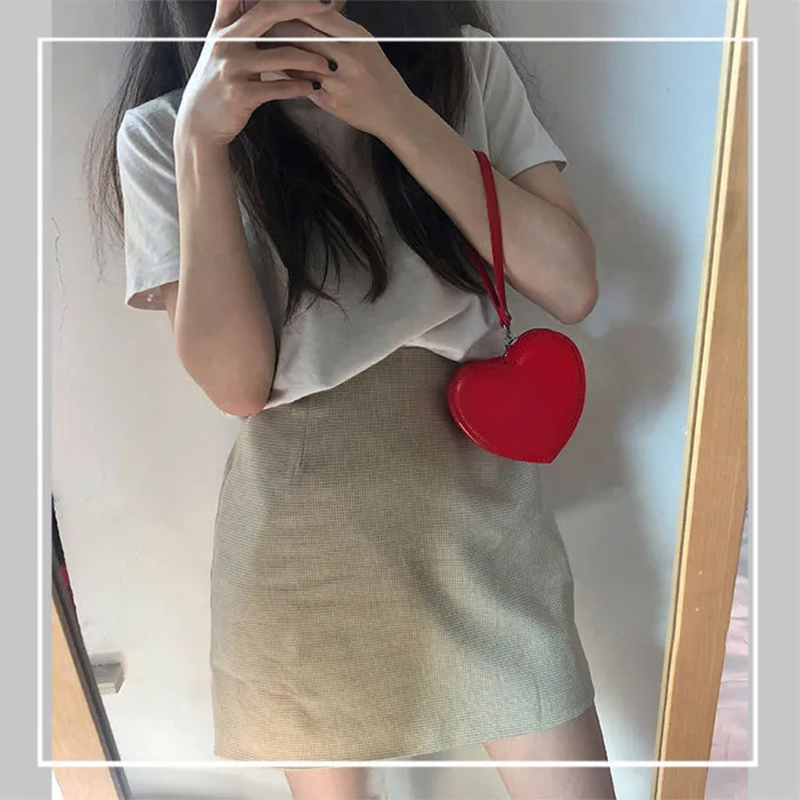 JIOMAY Business Wallet Designer Original Brand Womens Wallets for Women Sale Purses for Girls Kawaii PU Leather Heart Bag