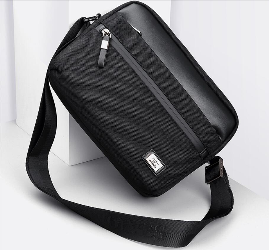 Men shoulder Bag fashion brand street trend boy daily style personalized bag backpack small diagonal span Male Messenger Bag