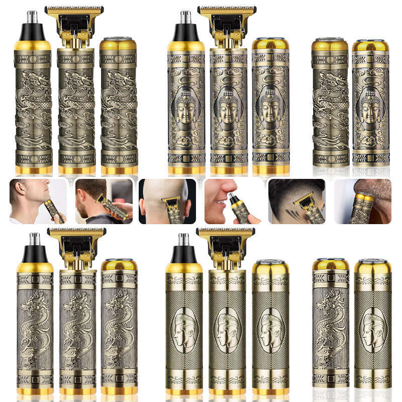 Factory wholesale professional hair clipper electronical beard Zero clearance T-blade trimmer