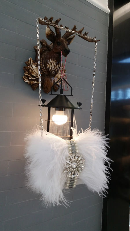 New fashion rhinestone evening bag ostrich feather bag diagonal shoulder chain