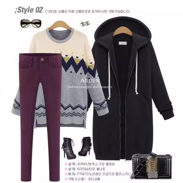 New designer autumn and winter new color straight leg Korean version medium length cardigan hooded zipper loose hooded sweatshirt women's clothin