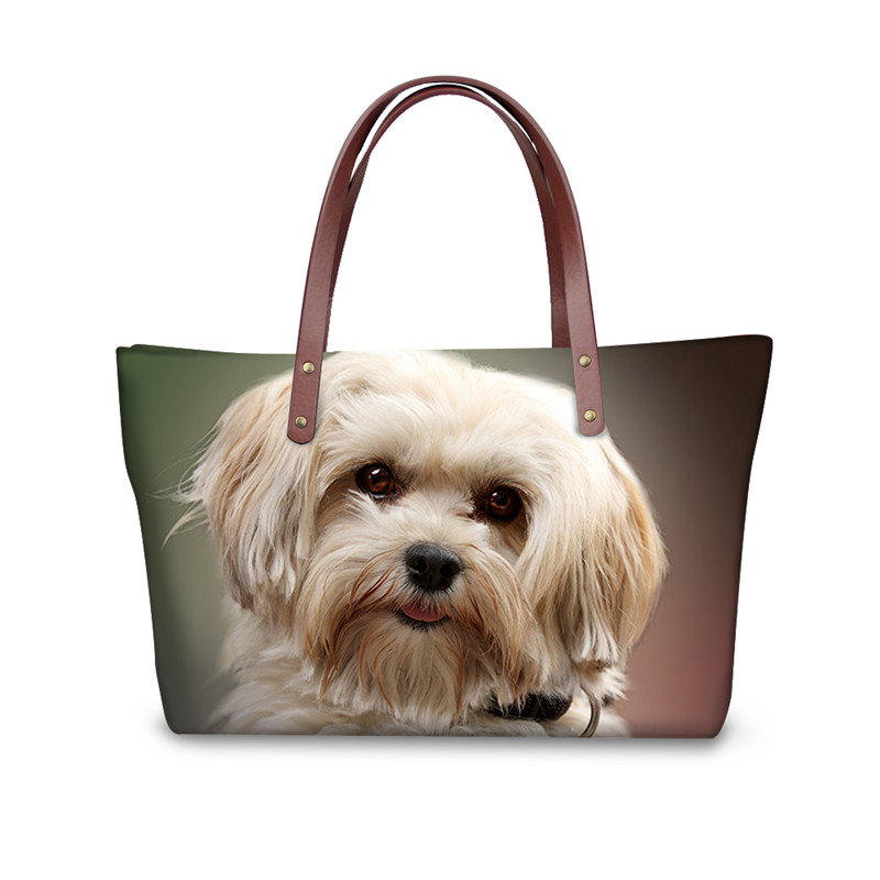 Havanese Dog Women Big Messenger Bags High Quality Bao Bao Totes Cross-body Bag for Female Shopping Bag Bolsos Mujer