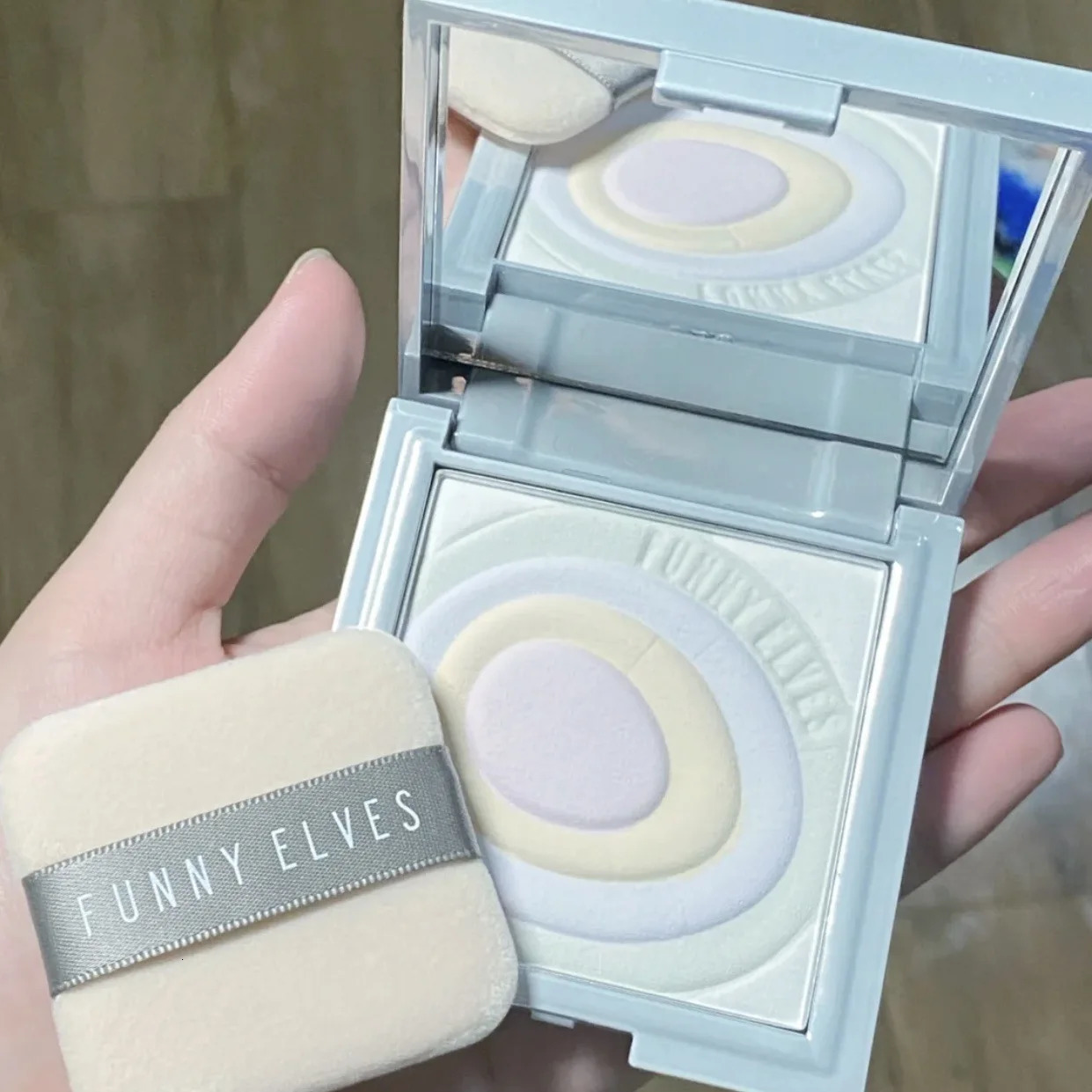 Funnyels Nebula Five Color Powder Skin Long lasting Makeup and Oil Control Powder Makeup Cosmetics 241107