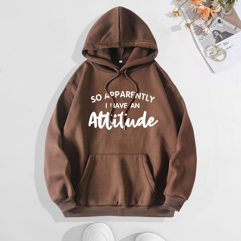 New autumn and winter fashion letter printed hooded back collar and women's plush hooded sweatshirt designer trend hoodie