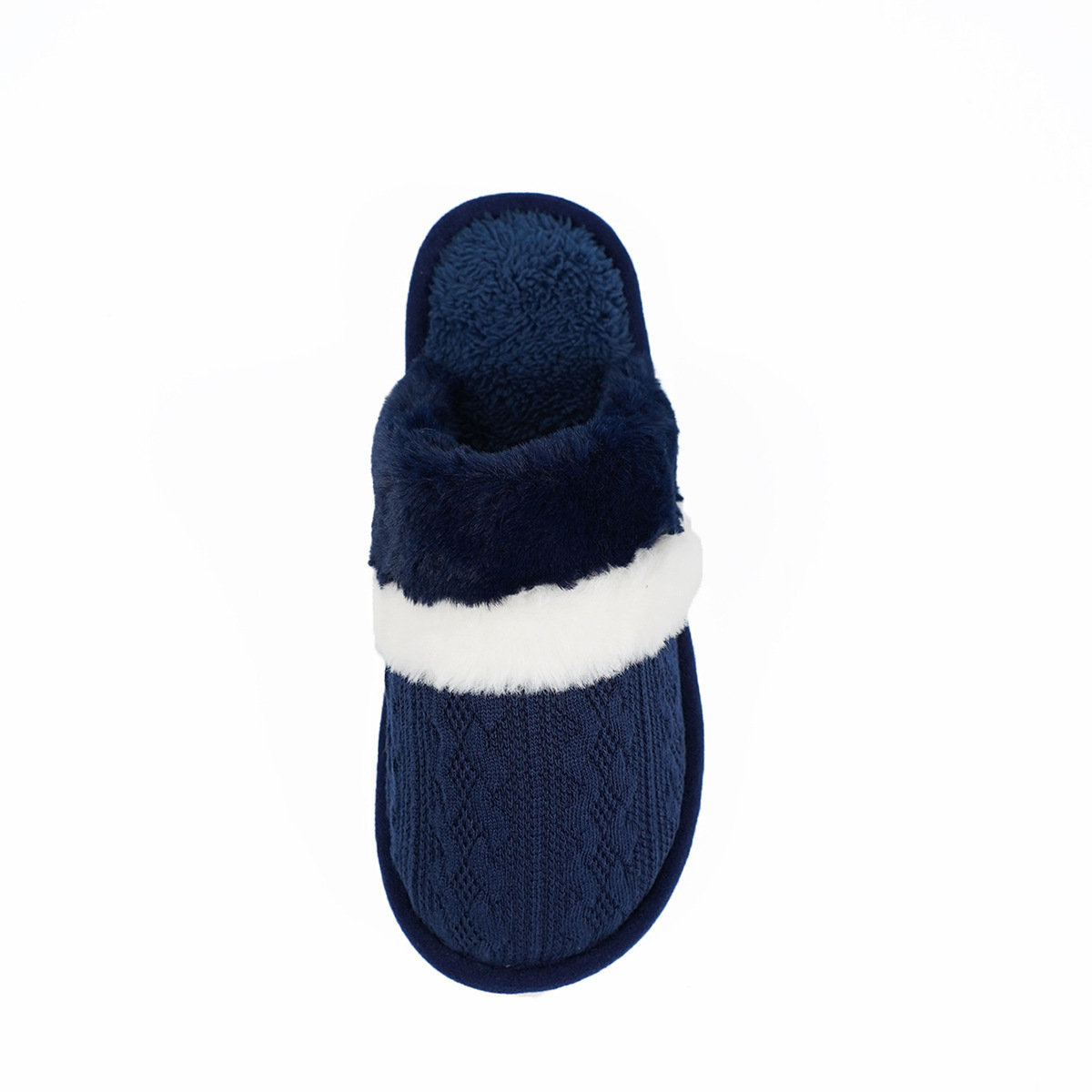 Men's and Women's Winter Home Warm Plush Thick Soled Cotton Slippers.