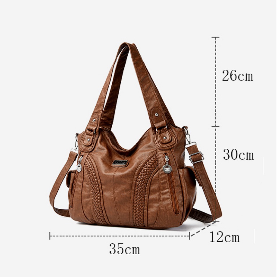 High Quality Soft Leather Large Capacity Women Tote Bags Luxury Shoulder Crossbody Bag for Women 2024 Female Handbags Purse Sac