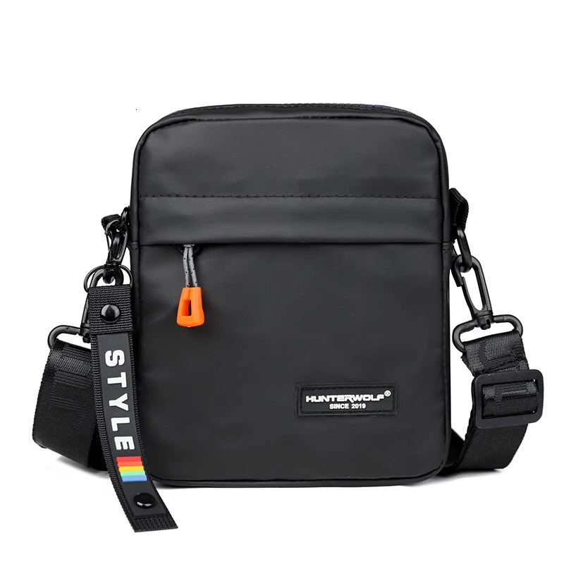 Simple Mini Men Crossbody Bag For Phone Side Casual Waterproof PU Leather Small Messenger Sling Bags w241106