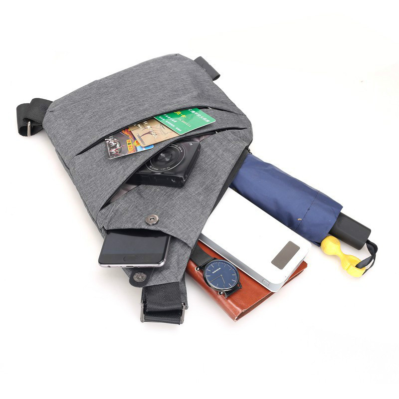 Shoulder Bags Men Business Style Chest Bag Male Canvas Messenger Bags Man Fashion Crossbody Bag Men Bolsa