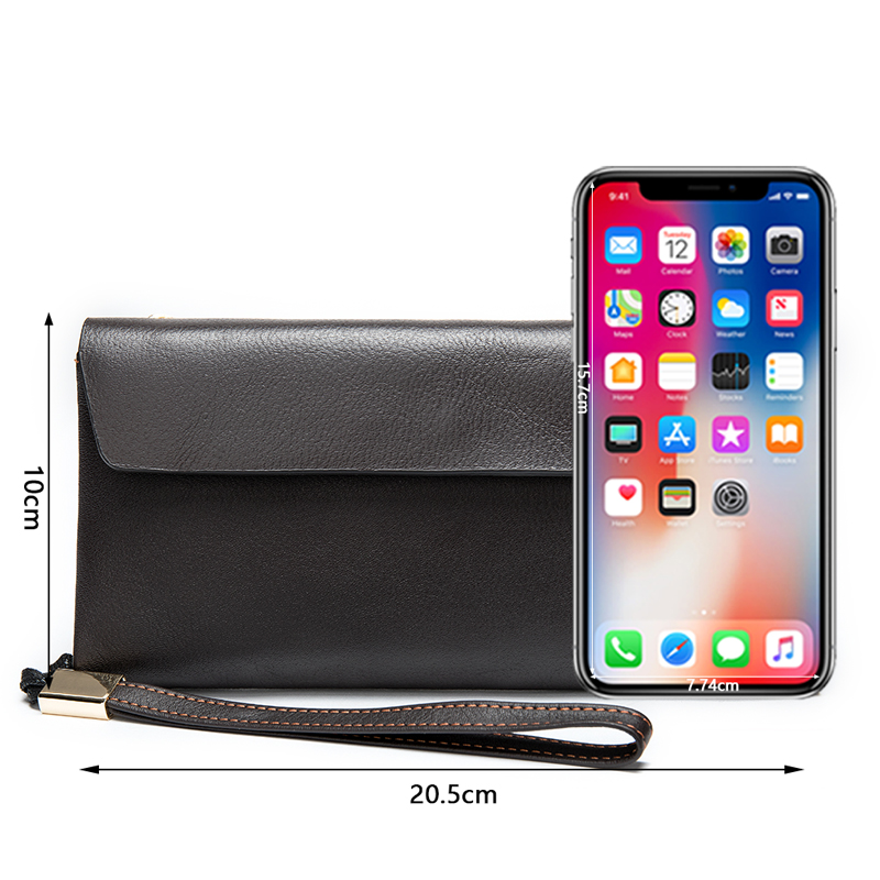MVA Luxury Wallet Women Genuine Leather Purse For Women Coins Long Wallets Women's Thin Purses Leather Female Money Pockets 8805