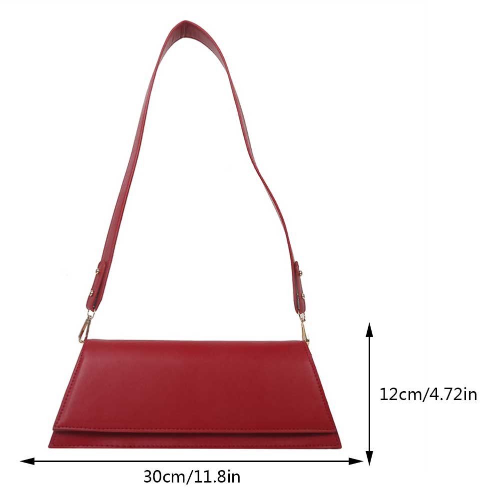 New Arrival Fashion Women's Small Crossbody Bag PU Leather Messenger Bag Handbag Purse Summer Travel Armpit Bag for Female Tote