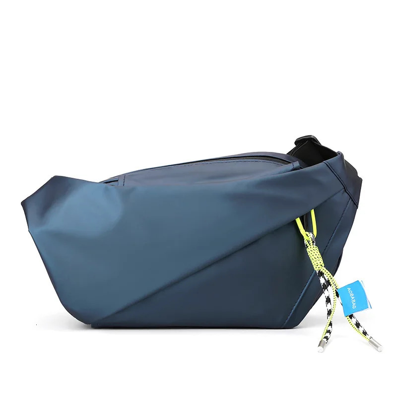 Men Shoulder Chest Bag Nylon Waterproof Outdoor Sport Running Cycling Belt Large Capacity Travel Phone Pouch Messenger 241106