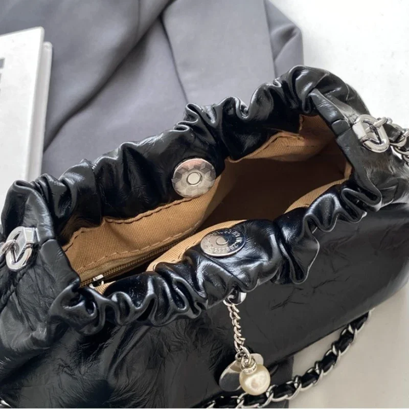 Y2K Millennium Bag Women 2024 New High Sense Shoulder Bags Summer Chain Bag Fashion Bucket Bag Messenger Bags Purses Handbags