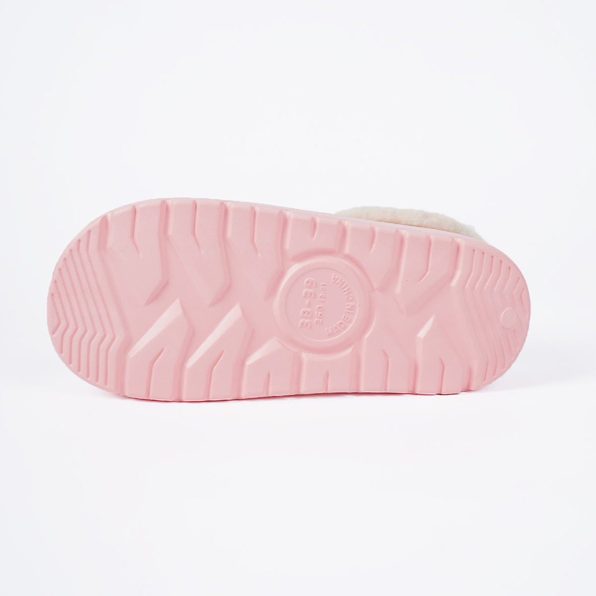 Men's and Women's Wool Mouth Home Anti Slip Warm Cotton Slippers.