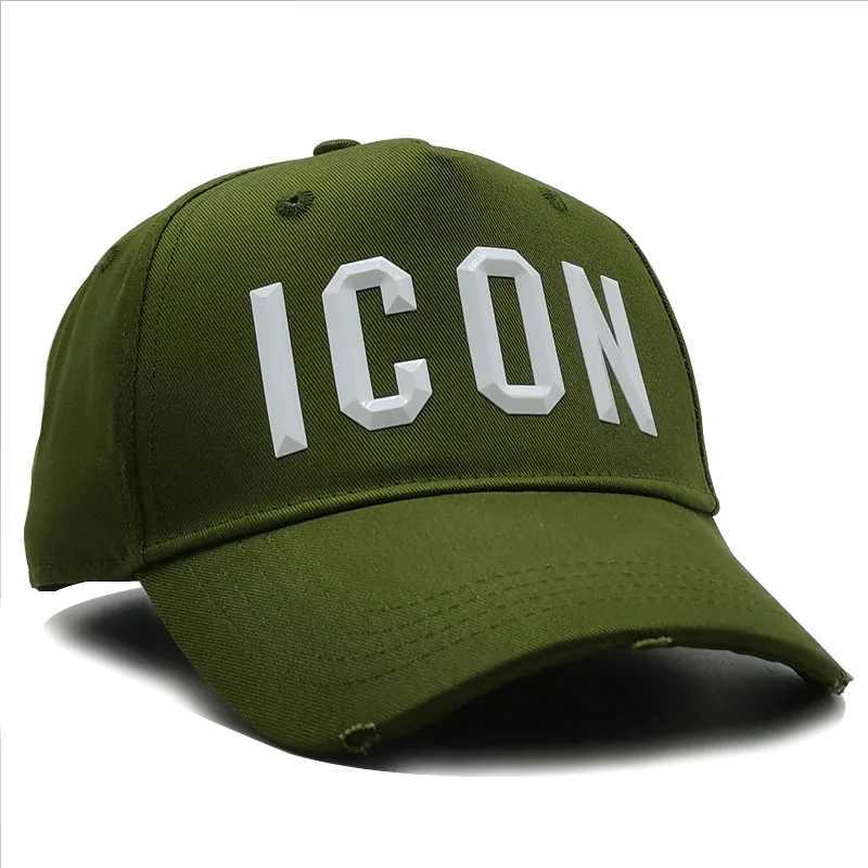Snapbacks ICON Baseball cap High quality cotton ICON letter glue pressing mens Baseball cap hip-hop Snapback hat father hat S241167