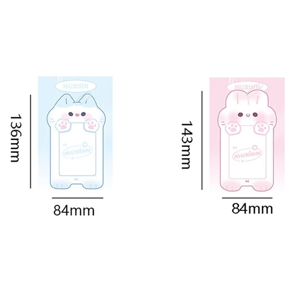 Animal Photocard Holder Portable Hanging Ornaments Hamster ID Card Cover Cartoon Photo Holde