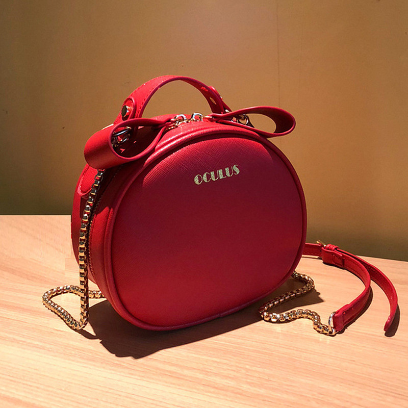 2021 new online celebrity Korean version of portable diagonal women's women fashion shoulder small round bag bags