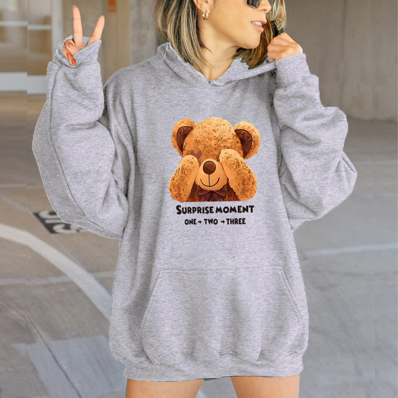 New autumn and winter fashion letter printed hooded back collar and women's plush hooded sweatshirt designer trendy T-shirt