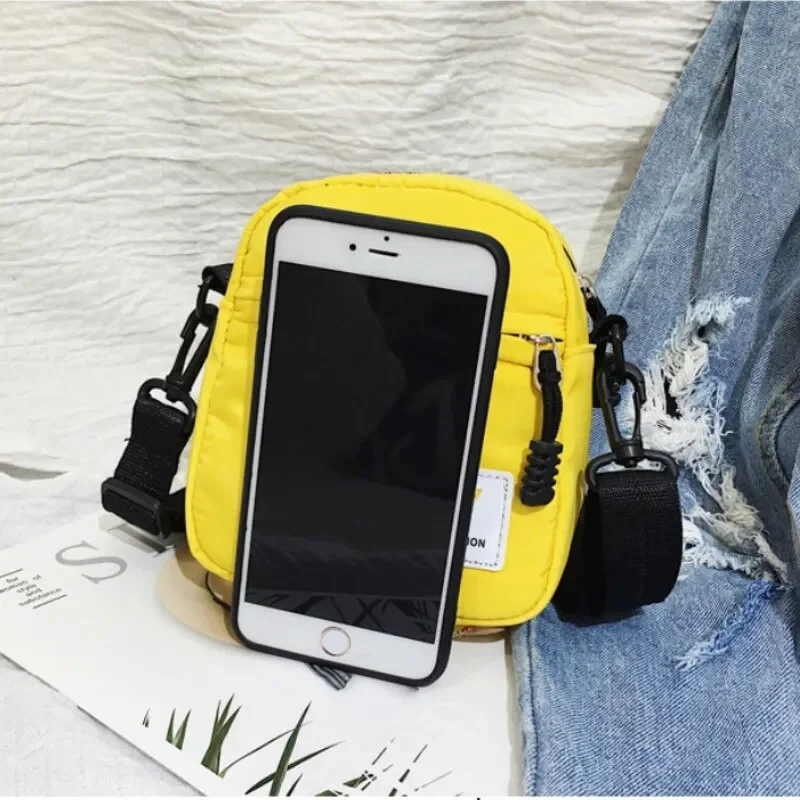 Modern One Shoulder Crossbody Bag Simple Nylon Japanese Design For Autumn Winter