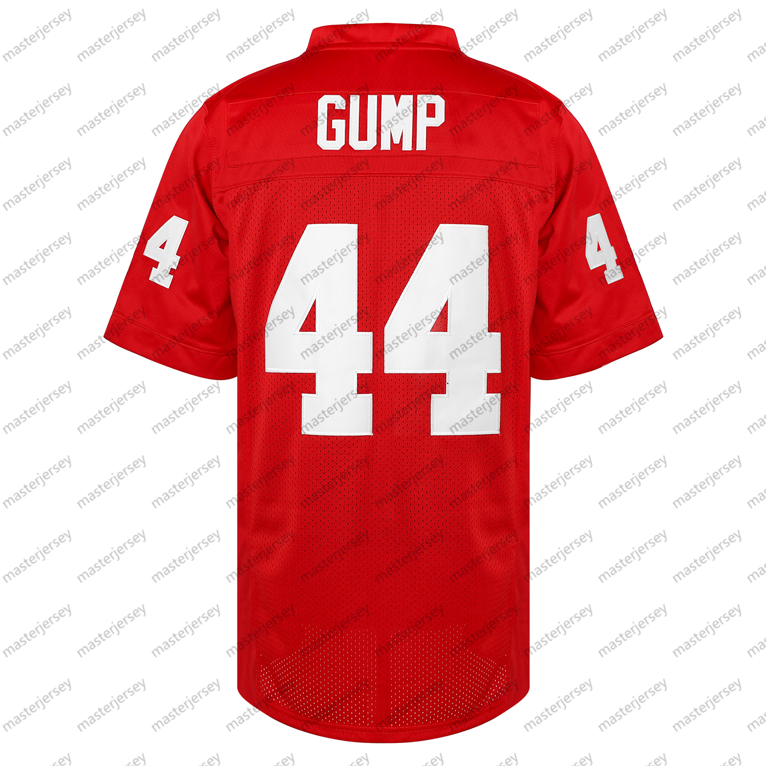 #44 GUMP Comfy V-Neck Football Jerseys Men Mesh Embroidery for Training and Competition Breathable Moisture-Wicking Short Sleeve Top for Active jersey