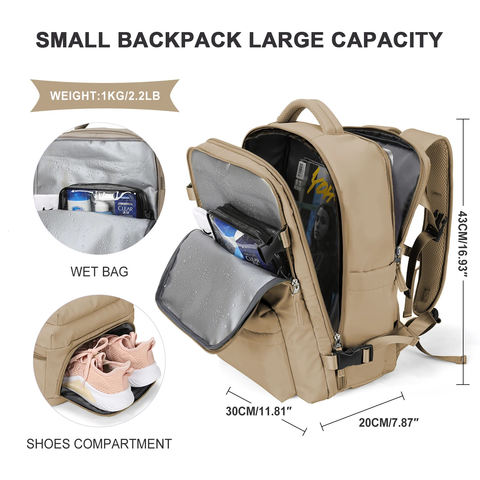 40x30x20 airplane backpack Ryanair cabin hand luggage backpack Easyjet laptop backpack used for airplane travel school backpack 241106