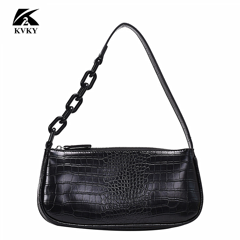 Women bag new 2023 fashion messenger bag texture square soft cotton handbag wild crocodile pattern women shoulder bag