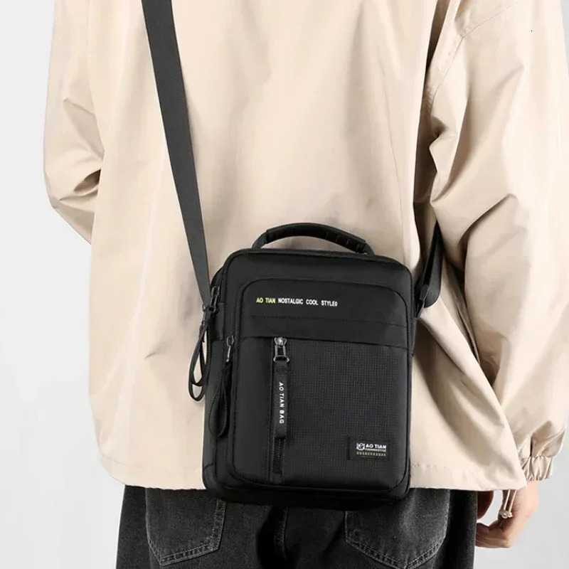 High Quality Mens Handbags Oxford Bag for Man Male Cross Body Shoulder Messenger Bags Casual Bussiness 241106