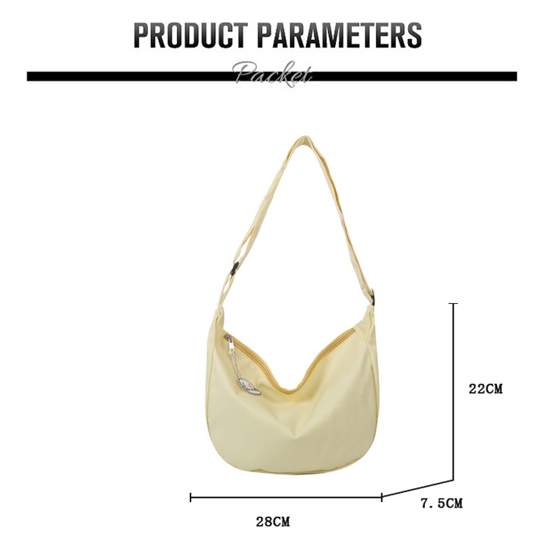 Shoulder Bags Women Solid Harajuku All-match Simple Multifunction Handbags Large Capacity Crossbody Bags for Women Teens Purse