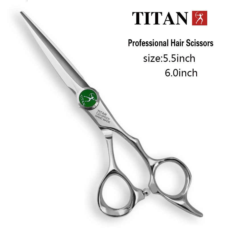 Titan Hairdressing Scissors 6 Inch Hair Scissors Professional Barber Scissors Cutting Thinning Styling Tool Hairdressing Shear 241107
