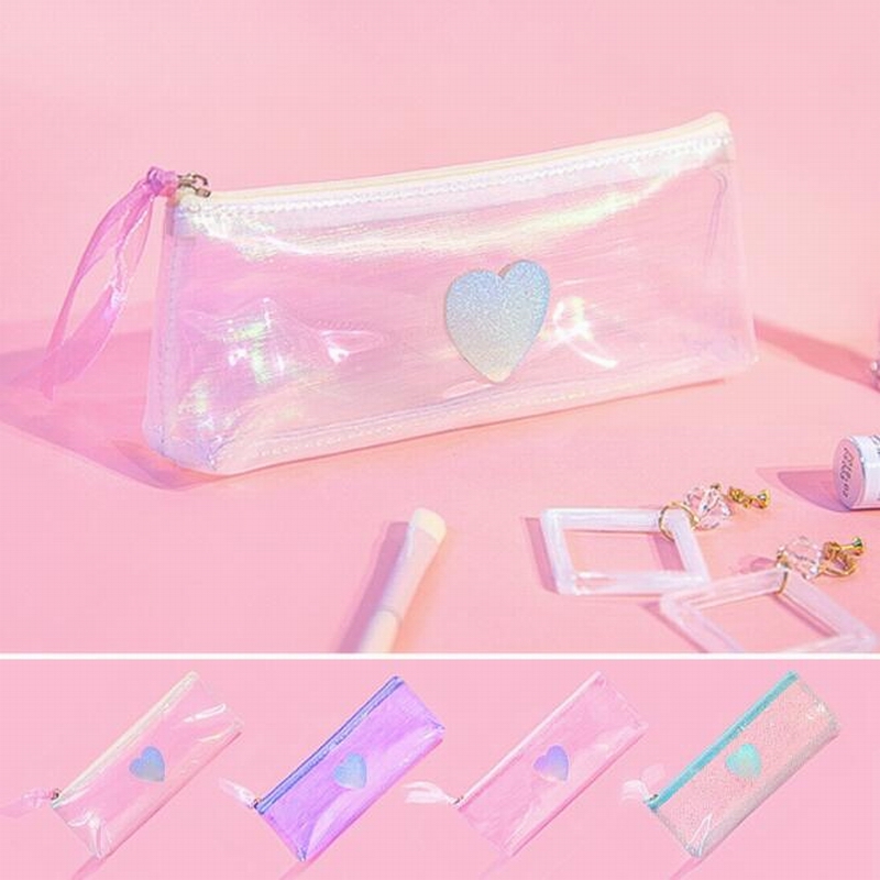 Fashion handbag pink toilet mini bag transparent little bag organizer bag