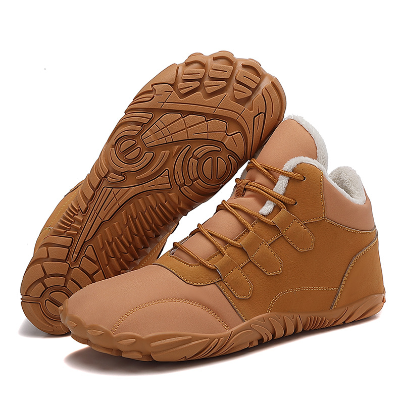 Men's and Women's Outdoor Winter Plush Thick Warm Non Slip Cotton Boots Size36-47 Free Shipping.