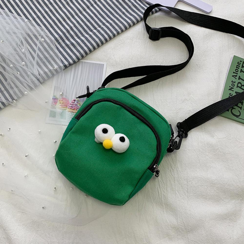 Fashion Women Cute Funny Bag Shoulder Bag Girls Canvas Small Square Bags Messenger Bag