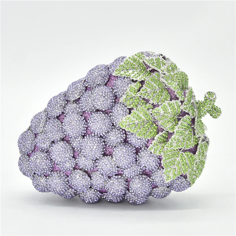 New Grape Shaped Ladies Handbags Fashion Ladies Wedding Banquet Party Clutches Ladies Handbags and Wallets Clutches Evening Bags
