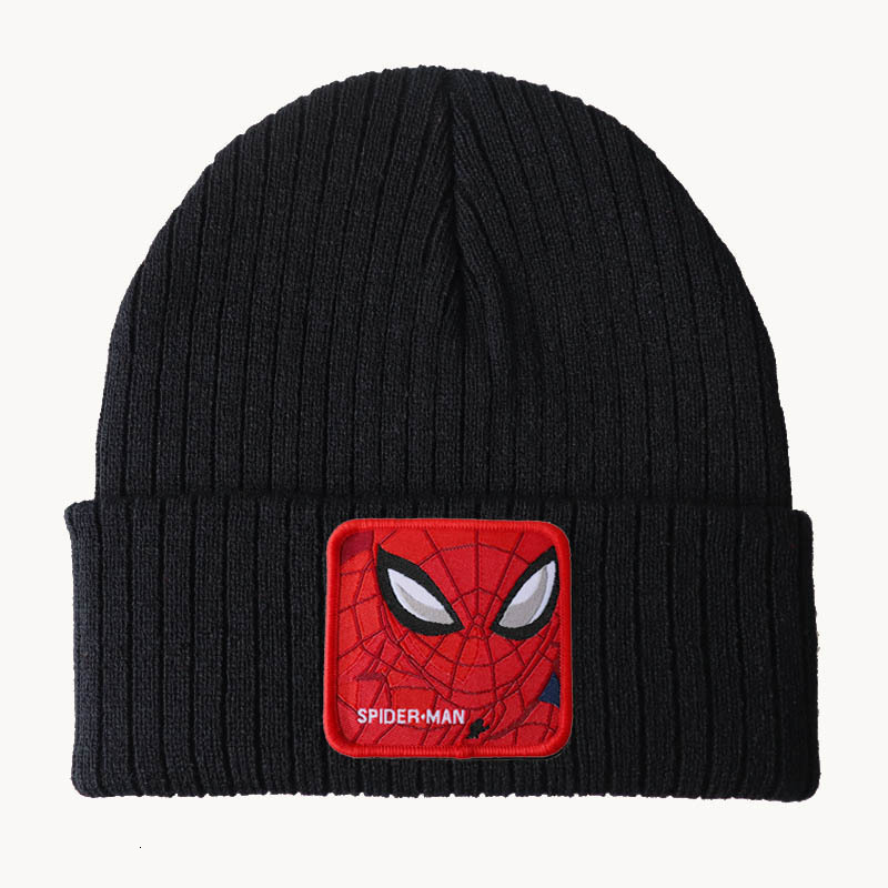 High quality design, New Cartoon Anime Character Spider Series Knitted Woolen Men's and Women's Autumn/Winter Cold Hat