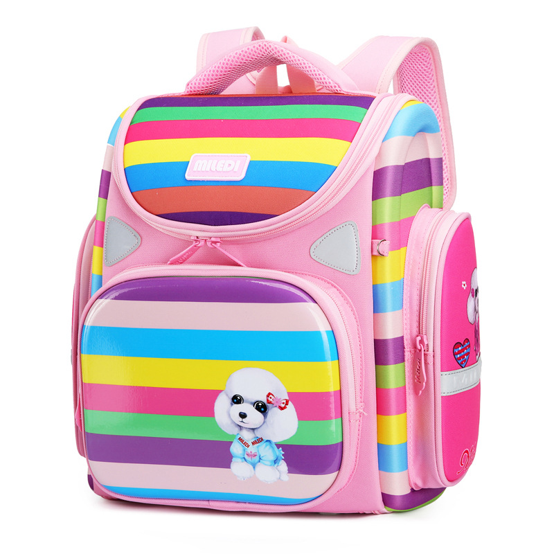 Cartoon Unicorn Girls School Bags Kids Space Backpack for girls Folding Orthopedic Primary School Backpack Rucksack